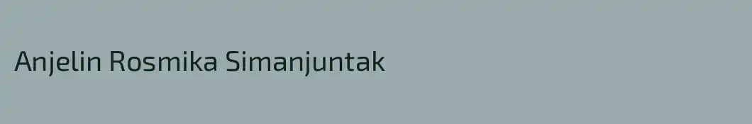 Anjelin Rosmika Simanjuntak